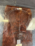 #1539 feathered claro walnut Instrument set