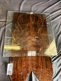 #1640 figured walnut back/side set