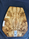#1549 curly Myrtle wood burl Instrument set