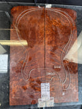 #1815 redwood burl Instrument set