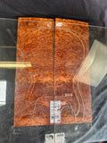 #1713 redwood Burl Instrument set