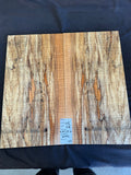 #1442 curly spalted maple book match set
