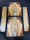 #1962 Flitchmatch figured Myrtle wood Instrument set