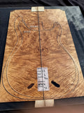 #1524 maple burl Instrument set