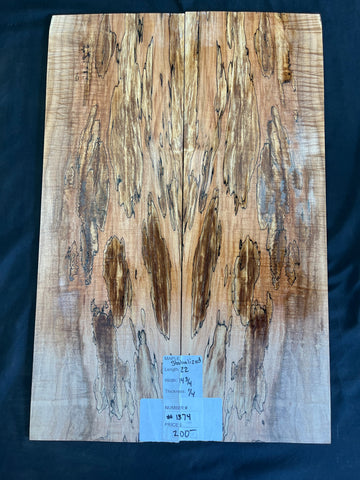 #1374 Stabilized Spalted Curly Maple Instrument Set