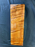 #1568 curly redwood Instrument billet