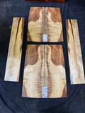 #1961 Flitchmatch figured Myrtle wood Instrument set