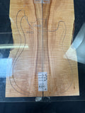 #1861 curly maple Instrument set