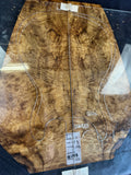 #1548 curly Myrtle wood burl Instrument set