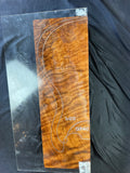 #1572 curly redwood Instrument billet