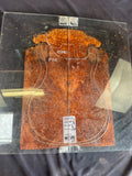 #1704 redwood Burl Instrument set