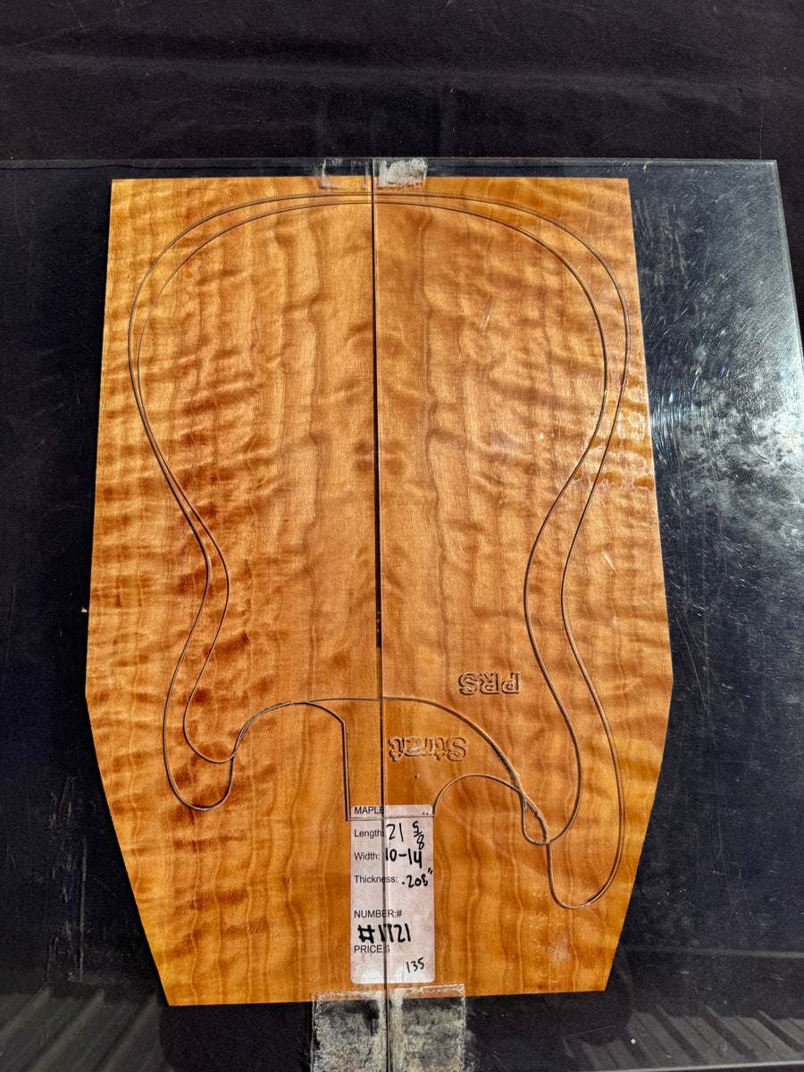 #1721 quilted maple Instrument set