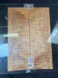 #1896 curly maple Instrument set