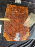 #1710 redwood Burl Instrument set