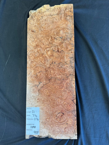 Maple Burl Billet #1358