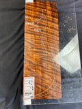 #1566 curly redwood Instrument billet