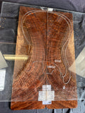 #1649 exotic grade curly walnut Instrument set