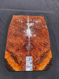 #1666 redwood Burl Instrument set