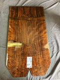 #1639 figured walnut back/side set