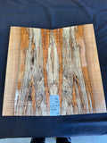 #1441 curly spalted maple book match set