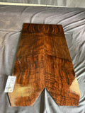 #1640 figured walnut back/side set