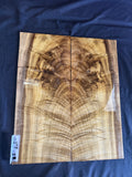 #1546 curly Myrtlewood  Instrument set