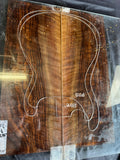 #1590 curly Bastogne walnut Instrument set