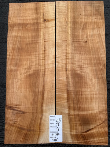 #1380 Curly Maple Craft Wood
