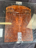 #1705 redwood burl Instrument set