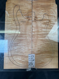 #1858 curly maple Instrument set
