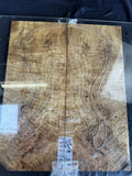 #1700 curly myrtle burl Instrument set
