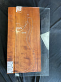 #2087 curly redwood Instrument billet