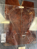 #1540 figured claro walnut Instrument set