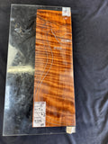 #1568 curly redwood Instrument billet