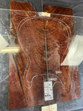 #1536 figured claro walnut Instrument set