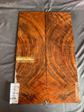 #1645 exotic grade curly walnut Instrument set