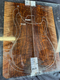 #1589 curly Bastogne walnut Instrument set