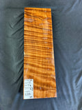 #1568 curly redwood Instrument billet