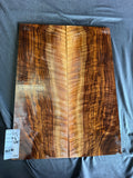 #1590 curly Bastogne walnut Instrument set