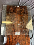 #1641 figured walnut back/side set