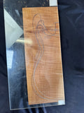 #1490 curly maple Instrument billet