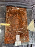 #1645 exotic grade curly walnut Instrument set