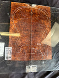 #1706 redwood Burl Instrument set