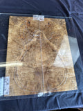 #1699 curly Myrtle burl Instrument set