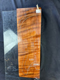#1568 curly redwood Instrument billet