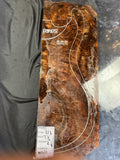 #1571 claro burl black walnut Instrument billet
