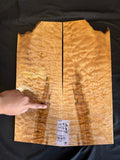 #1877 quilted maple instrument set
