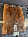 #1591 curly Bastogne walnut Instrument set