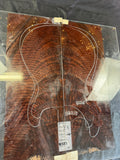 #1537 feathered claro walnut Instrument set