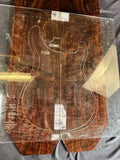 #1641 figured walnut back/side set